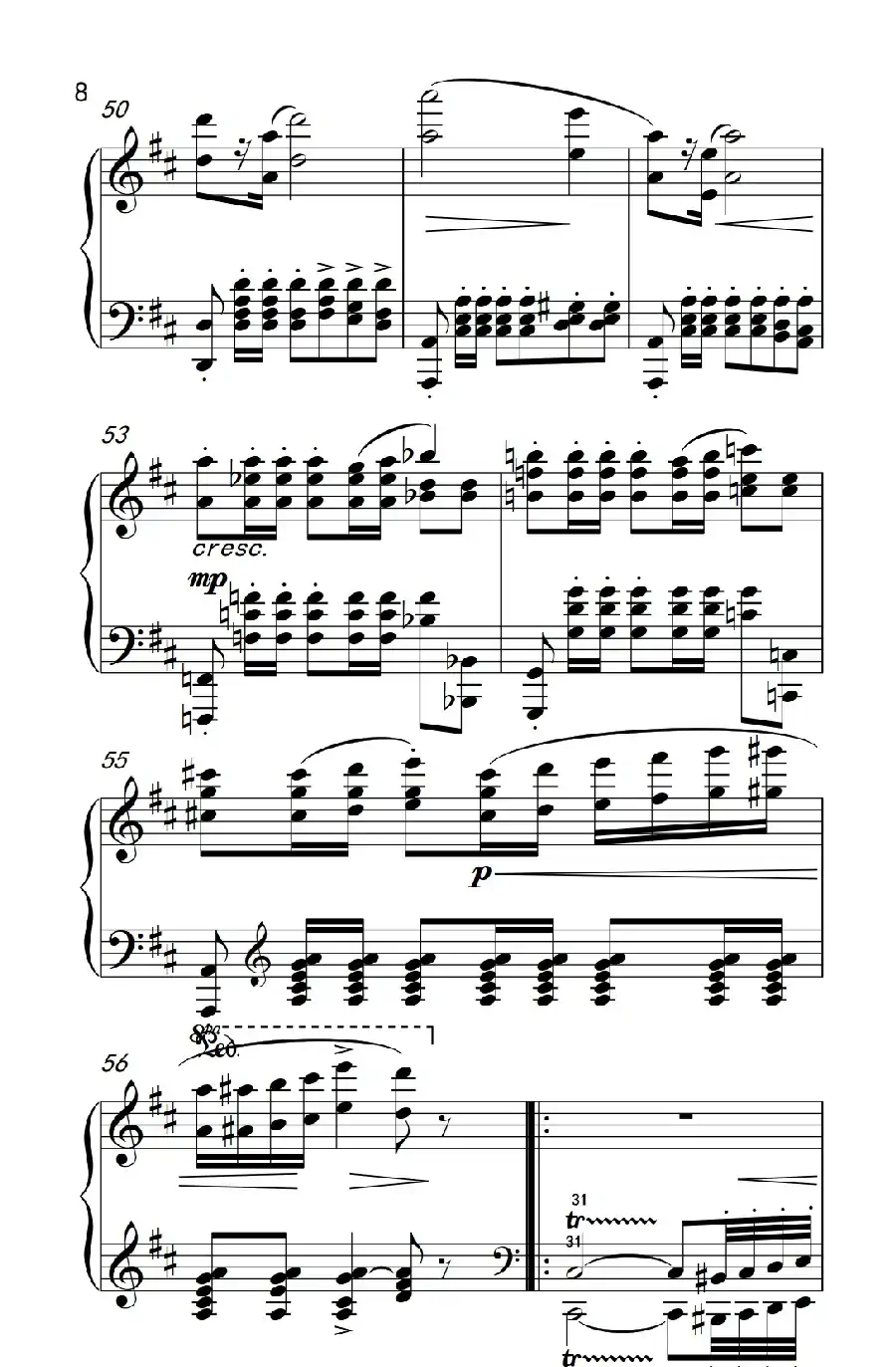 bA大调波兰舞曲