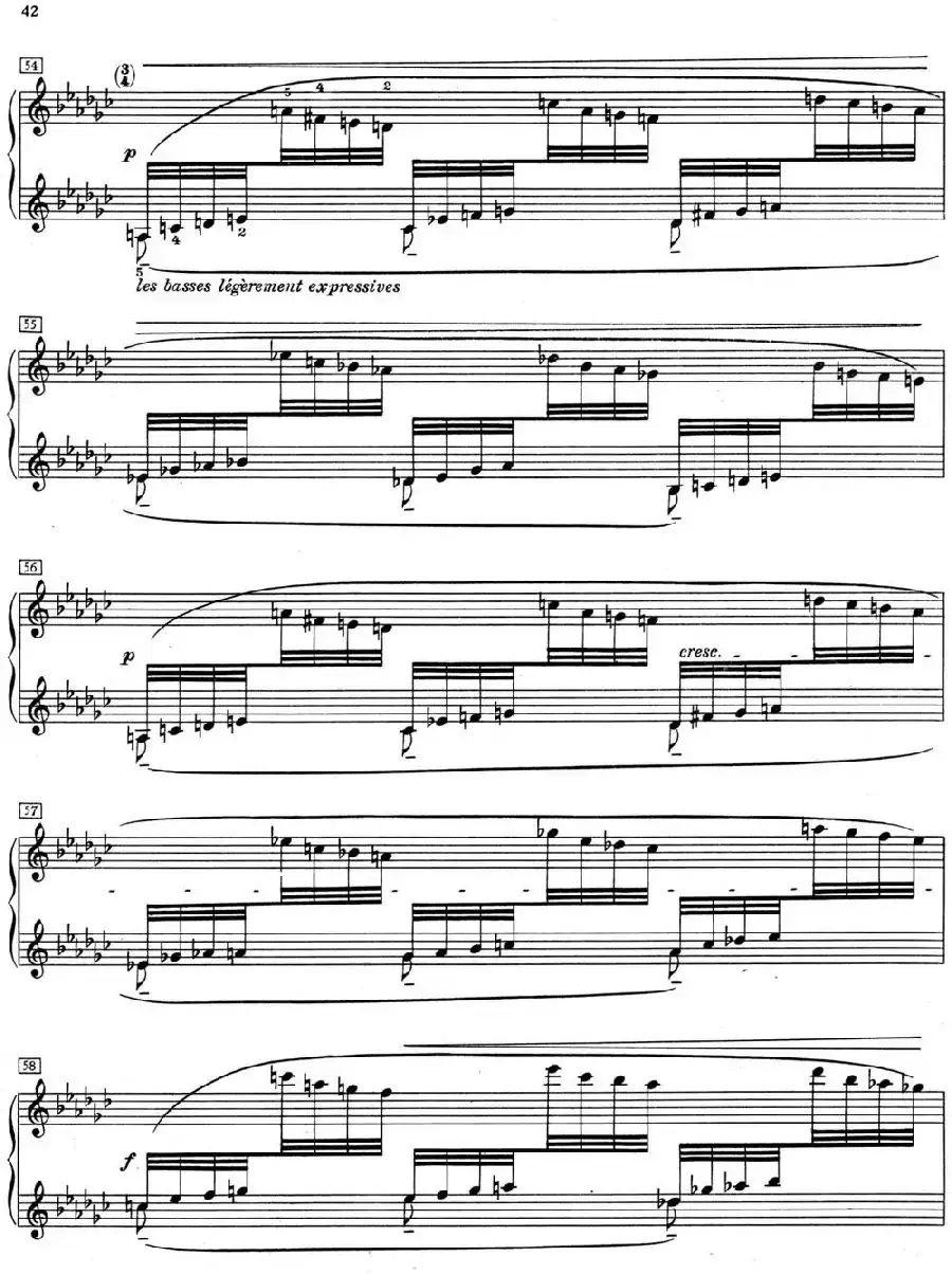 德彪西12首钢琴练习曲（6 八指练习v1.0 huit doigts）