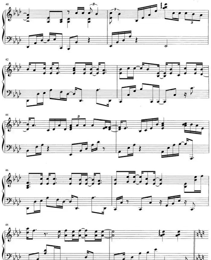 流行歌曲改编的钢琴曲：彩虹弯弯