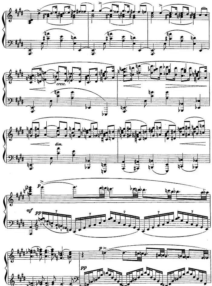 现代钢琴曲：3、白孔雀