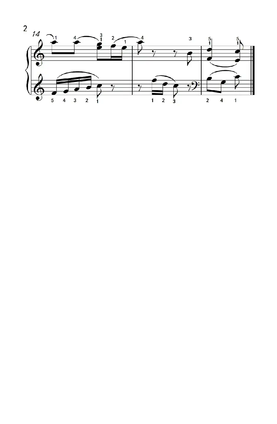 约翰·比尔（约翰·汤普森 成人钢琴教程 第一册）