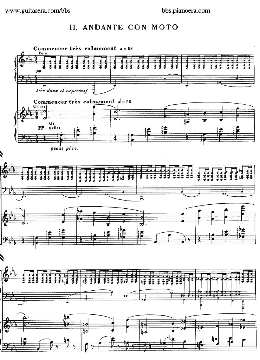 Piano Concerto in c-sharp Minor（升c小调钢琴协奏曲·第二乐章）