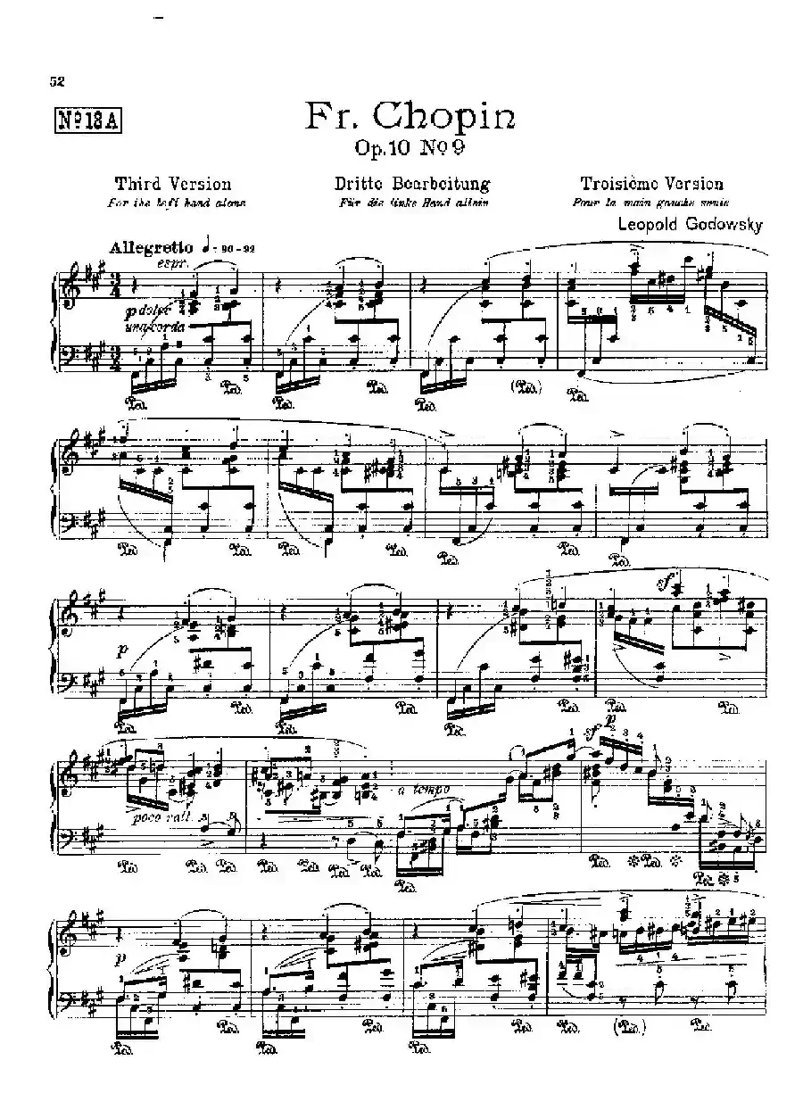 53首以肖邦练习曲为素材而作的练习曲（No.18A）