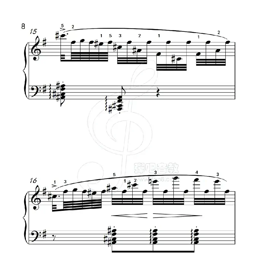 练习曲 58(克拉莫钢琴练习曲60首)