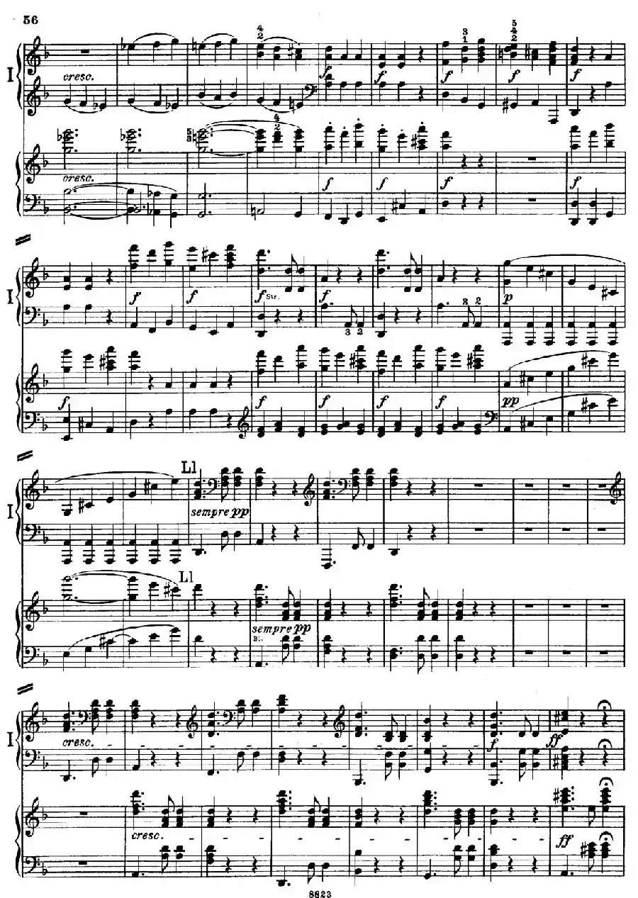 d小调第九交响曲 Op.125（双钢琴P53——62）