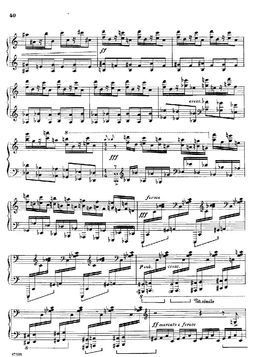 Piano Sonata in E-flat Major Op.95（降E大调钢琴奏鸣曲·Ⅲ）