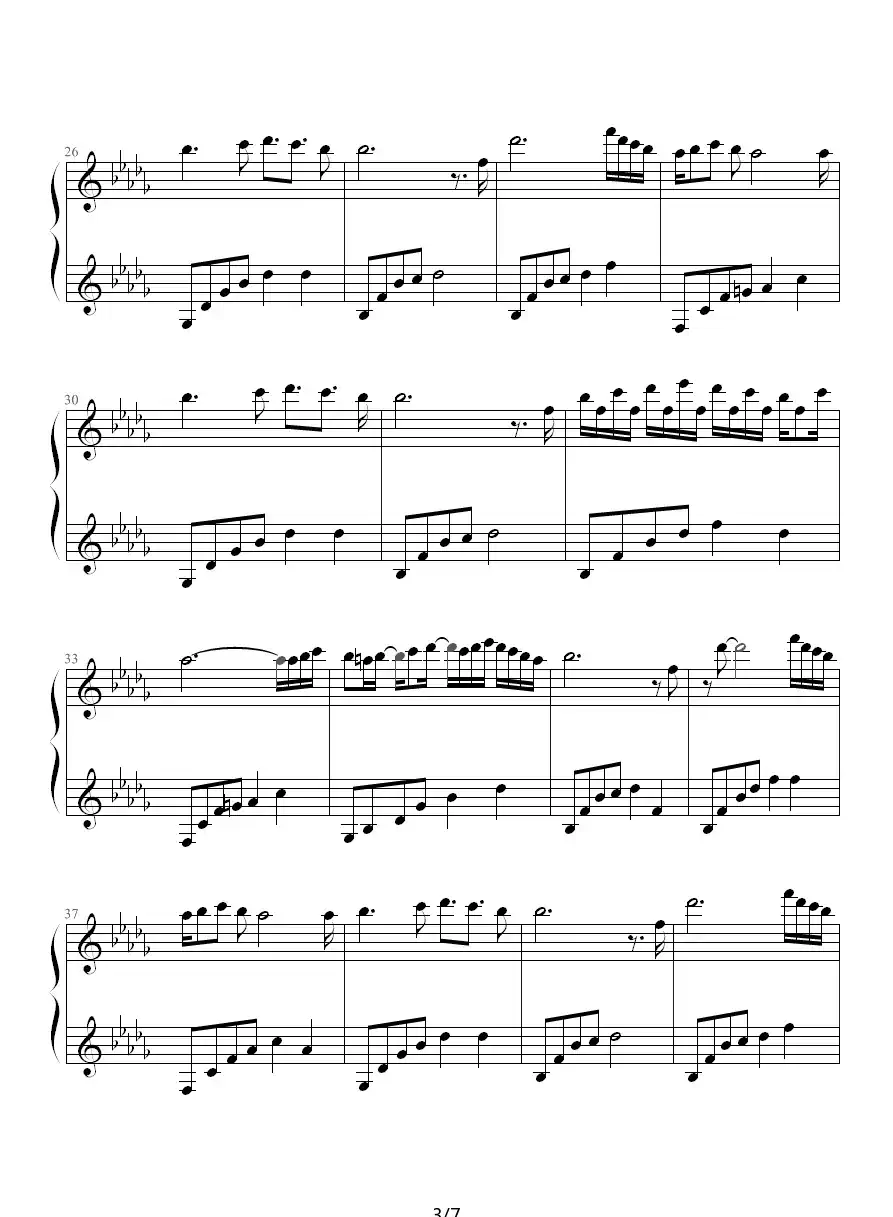 I miss you（幸运桔制谱版）