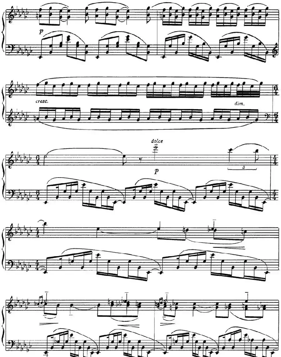 拉赫玛尼诺夫 音画练习曲13或14 Etudes tableaux Op.39 No.5