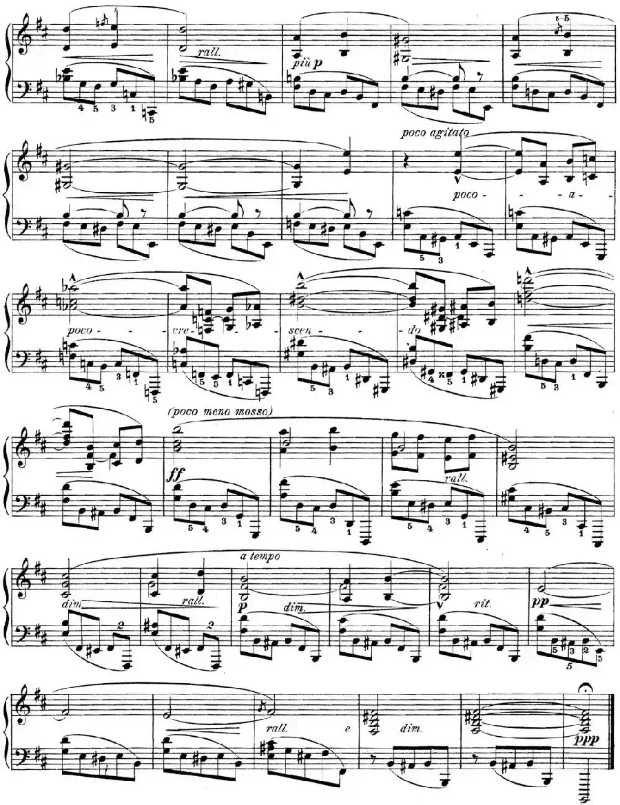 希曼诺夫斯基 9首钢琴前奏曲 Op.1 No.1