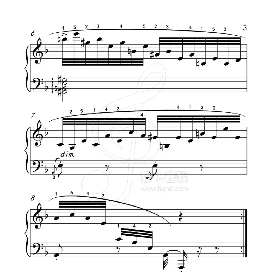 练习曲 19(克拉莫钢琴练习曲60首)