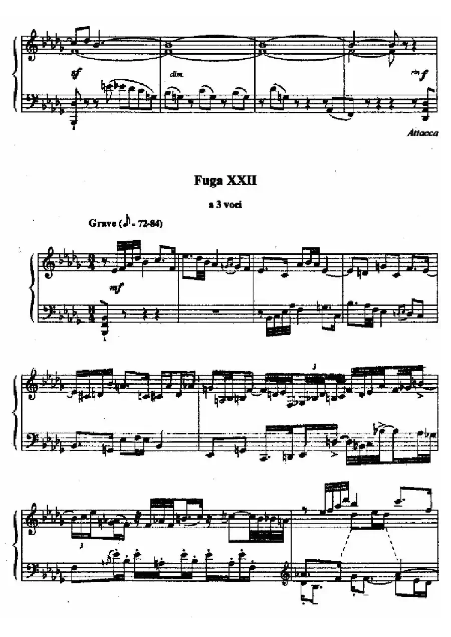 24 Preludes and Fugues Op.82（24首前奏曲与赋格·22）