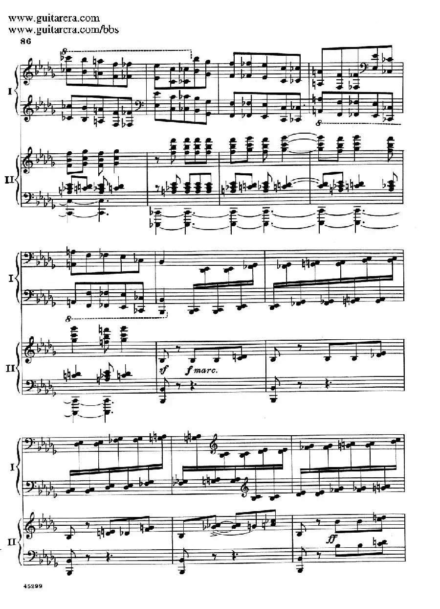 Piano Concerto Op.38（钢琴协奏曲·双钢琴·第三乐章）
