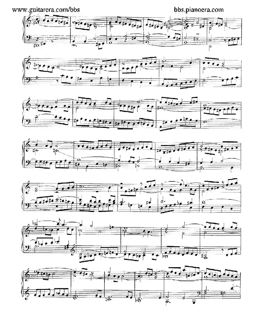 Fantasia and Fugue in a Minor BWV 904（a小调幻想曲与赋格）