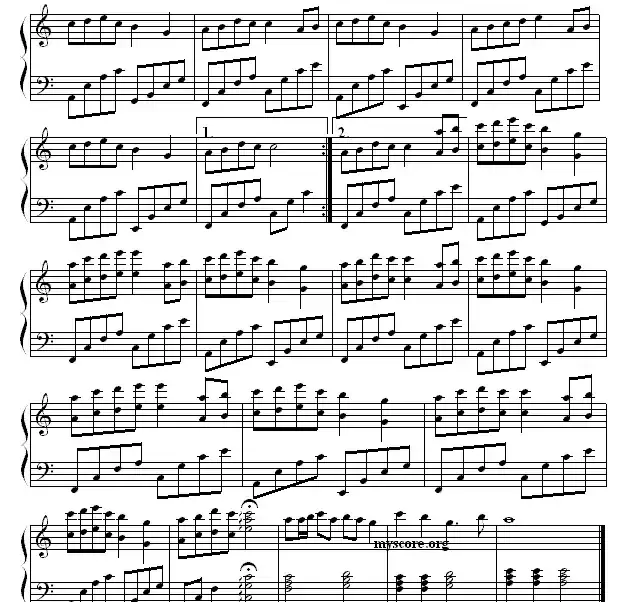 美丽的神话（王占村编配版）