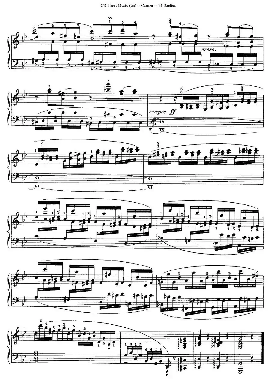 Cramer - 84 exercices（6—10）（克拉莫84首钢琴练习曲）