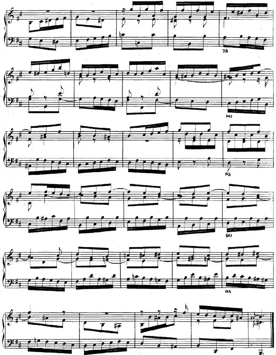 巴赫《平均律钢琴曲集·第二卷》之赋格曲（NO.24）