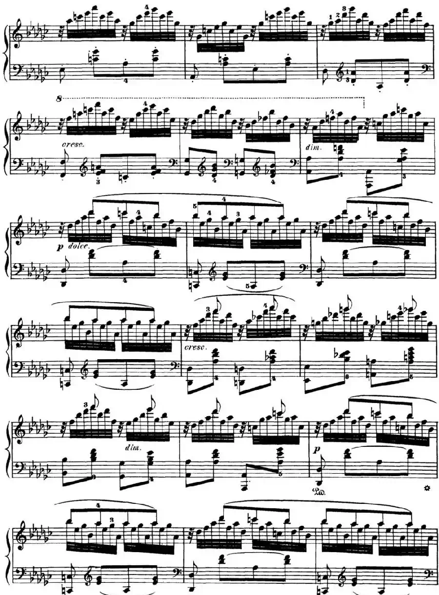 50首车尔尼Op.740钢琴手指灵巧技术练习曲(NO.47)