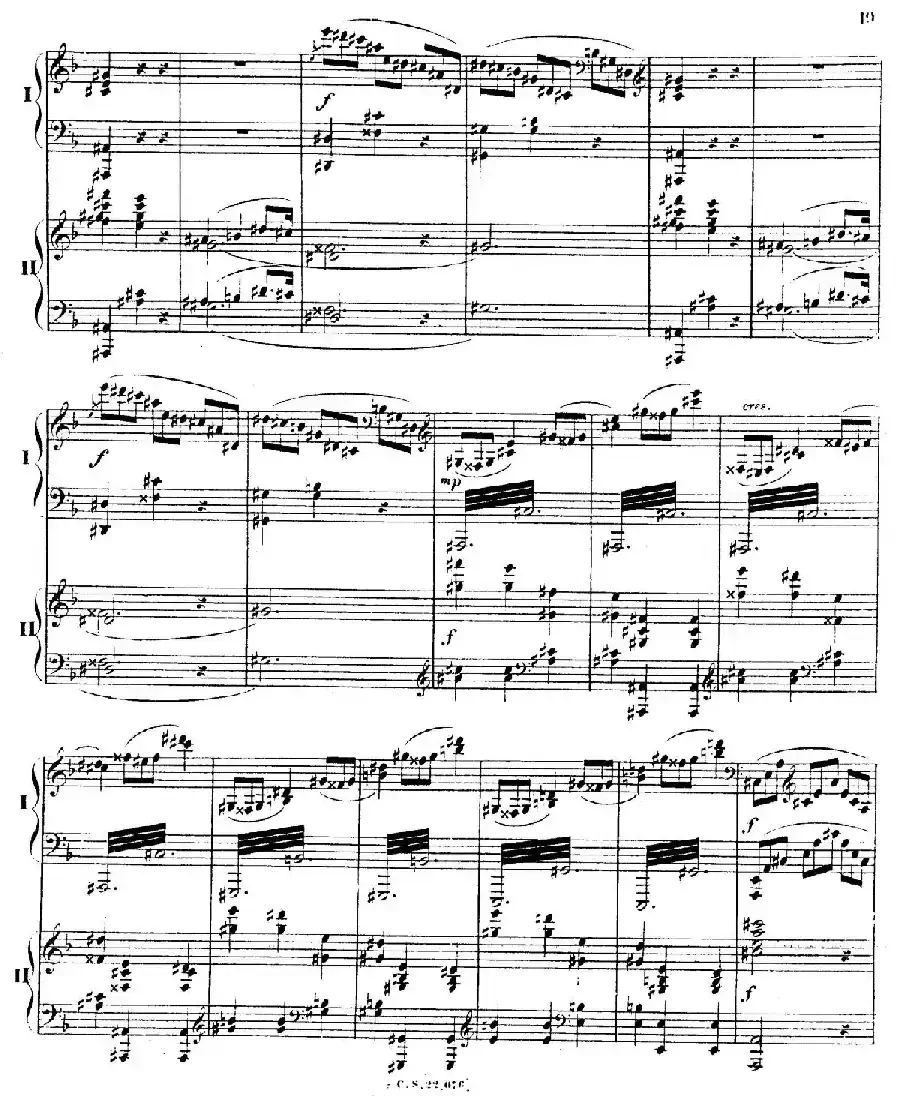 Piano Concerto No.2 in F Major Op.35（F大调第二钢琴协奏曲·Ⅰ·双钢琴）