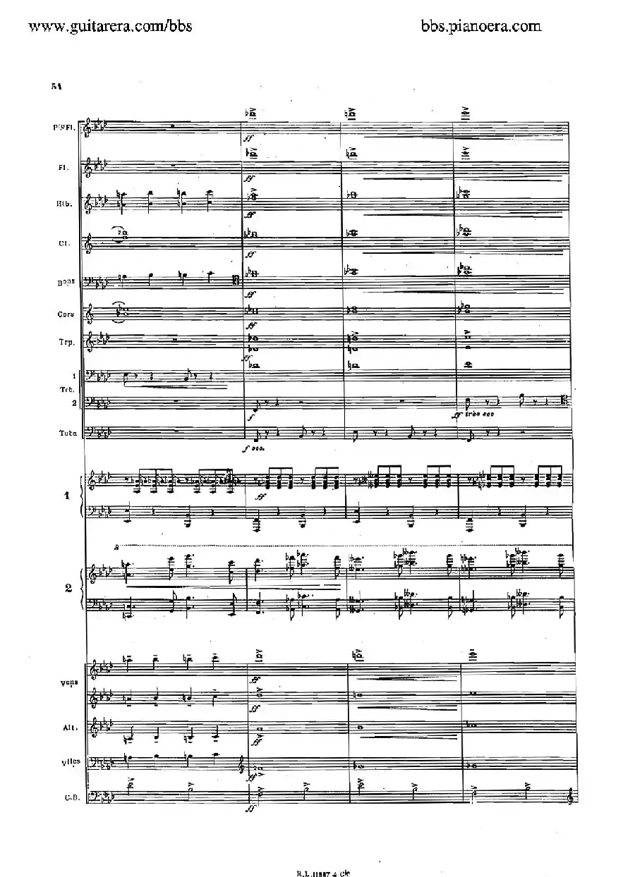Concerto for 2 Pianos in d Minor（d小调双钢琴协奏曲·总谱）