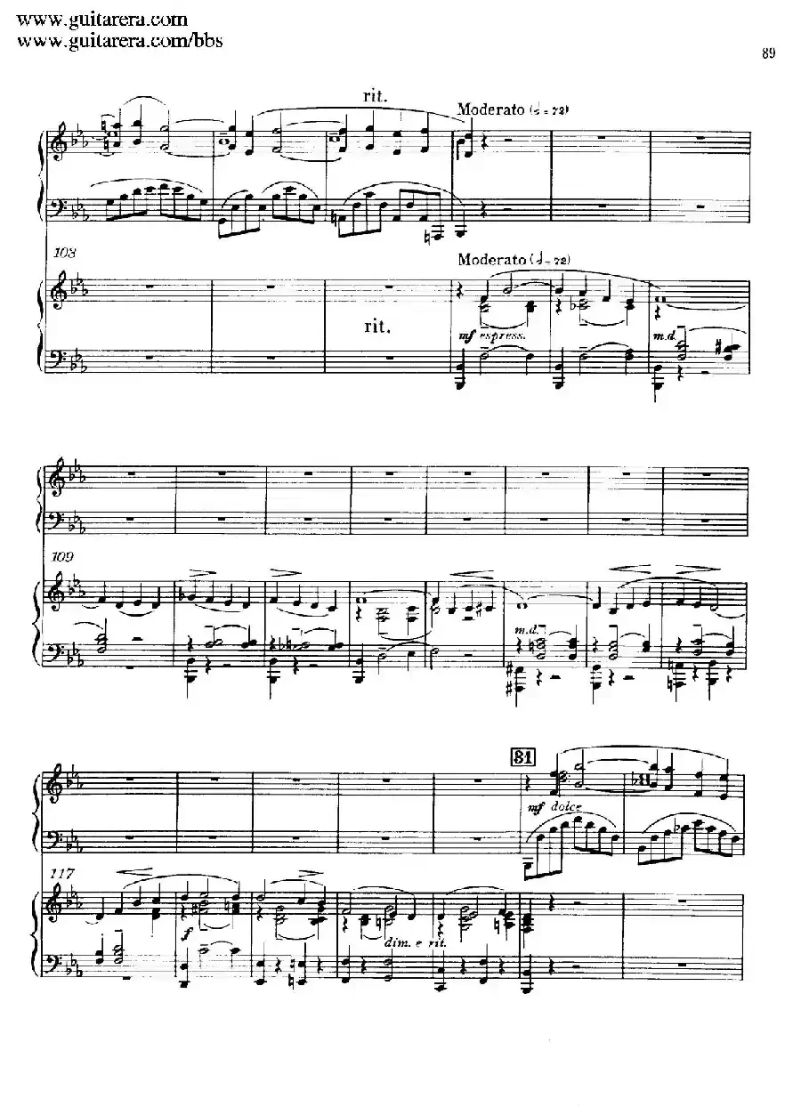 c小调第二钢琴协奏曲 Op.18（双钢琴·第三乐章）