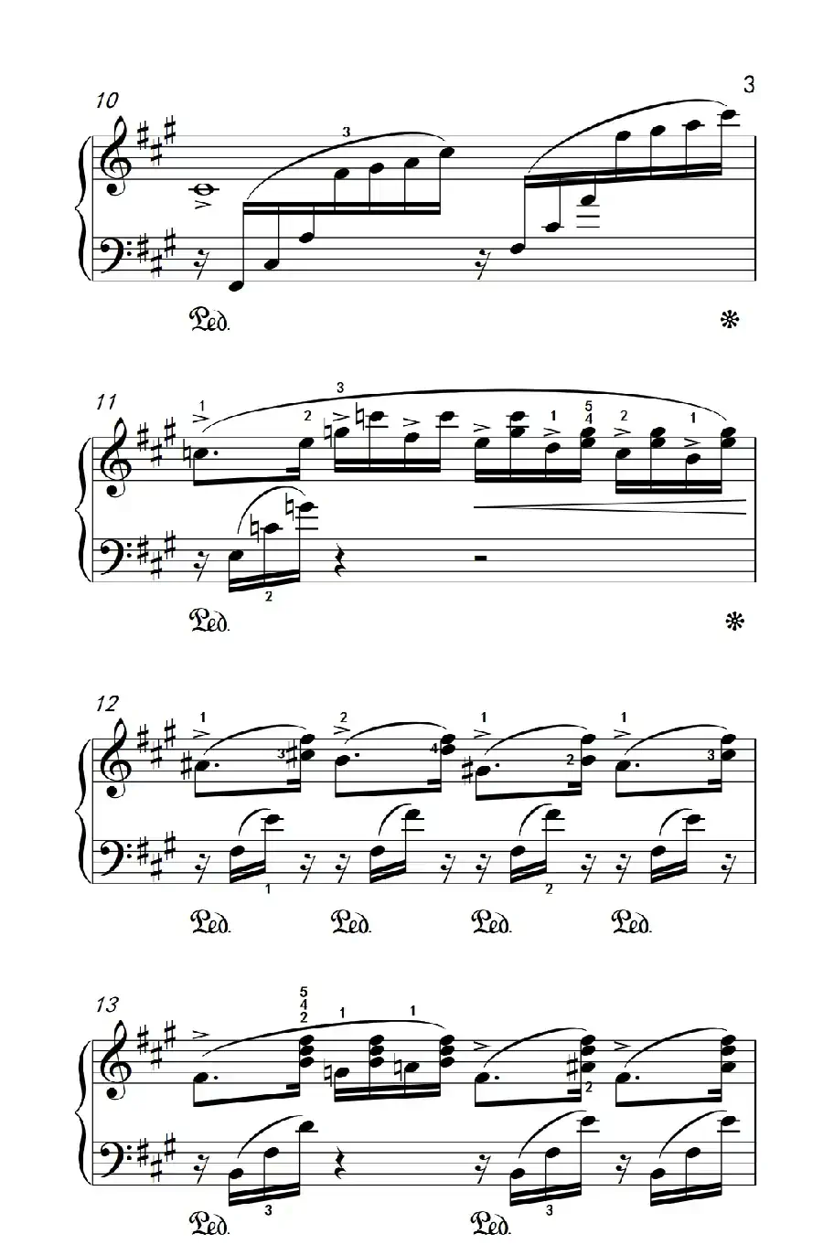 第六级 2.蝴蝶（中央音乐学院 钢琴（业余）考级教程 4-6级）