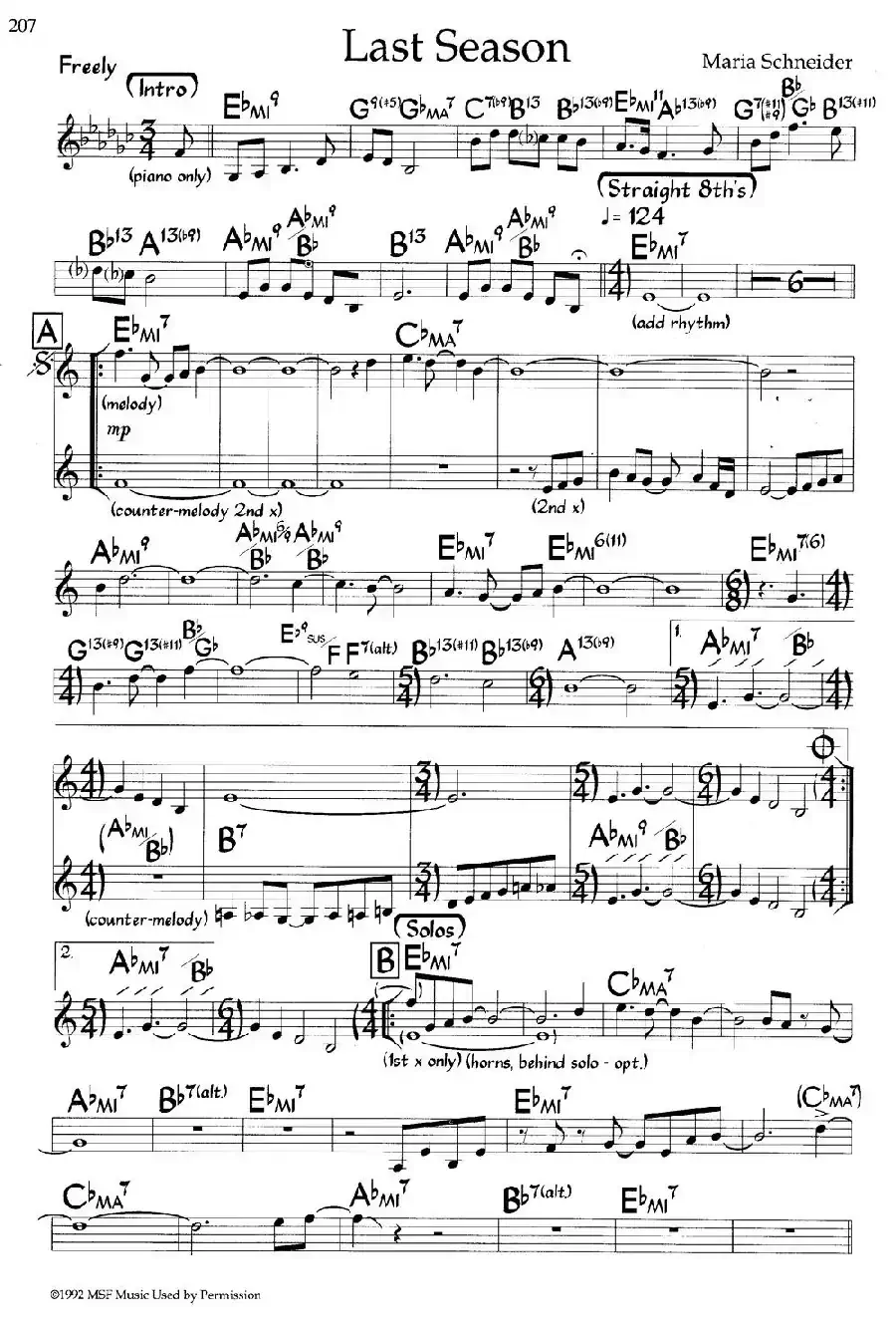 Last Season(爵士钢琴曲)