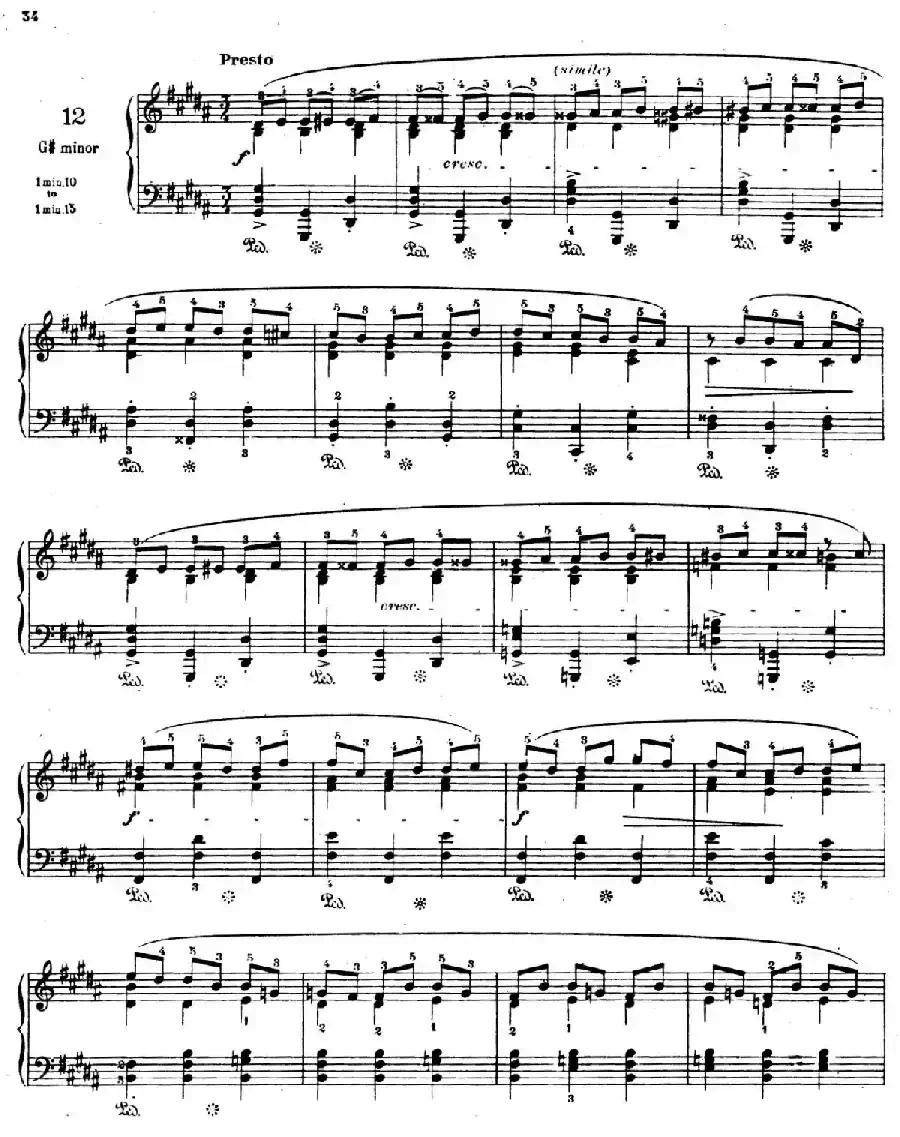 Preludes Op.28（24首前奏曲·12）