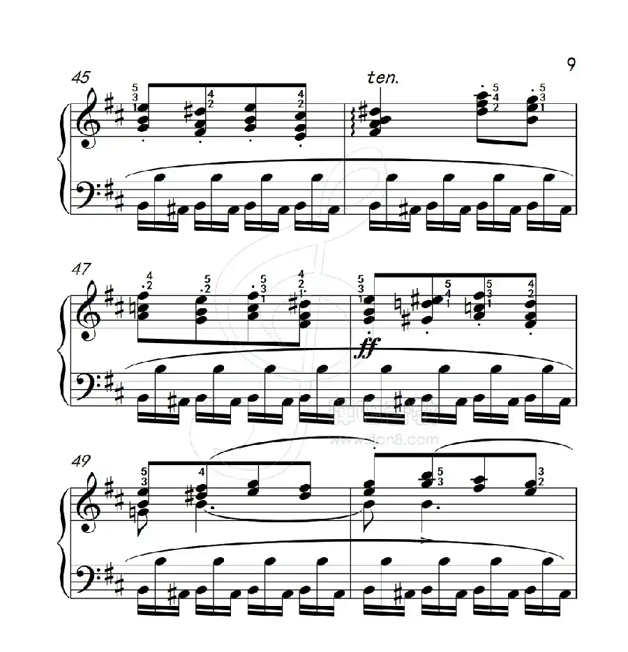 练习曲 45(克拉莫钢琴练习曲60首)