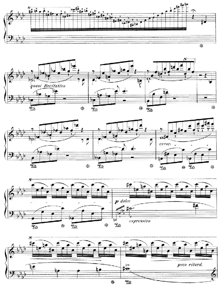 Notturnos S.541（3首夜曲“爱之梦”·1）