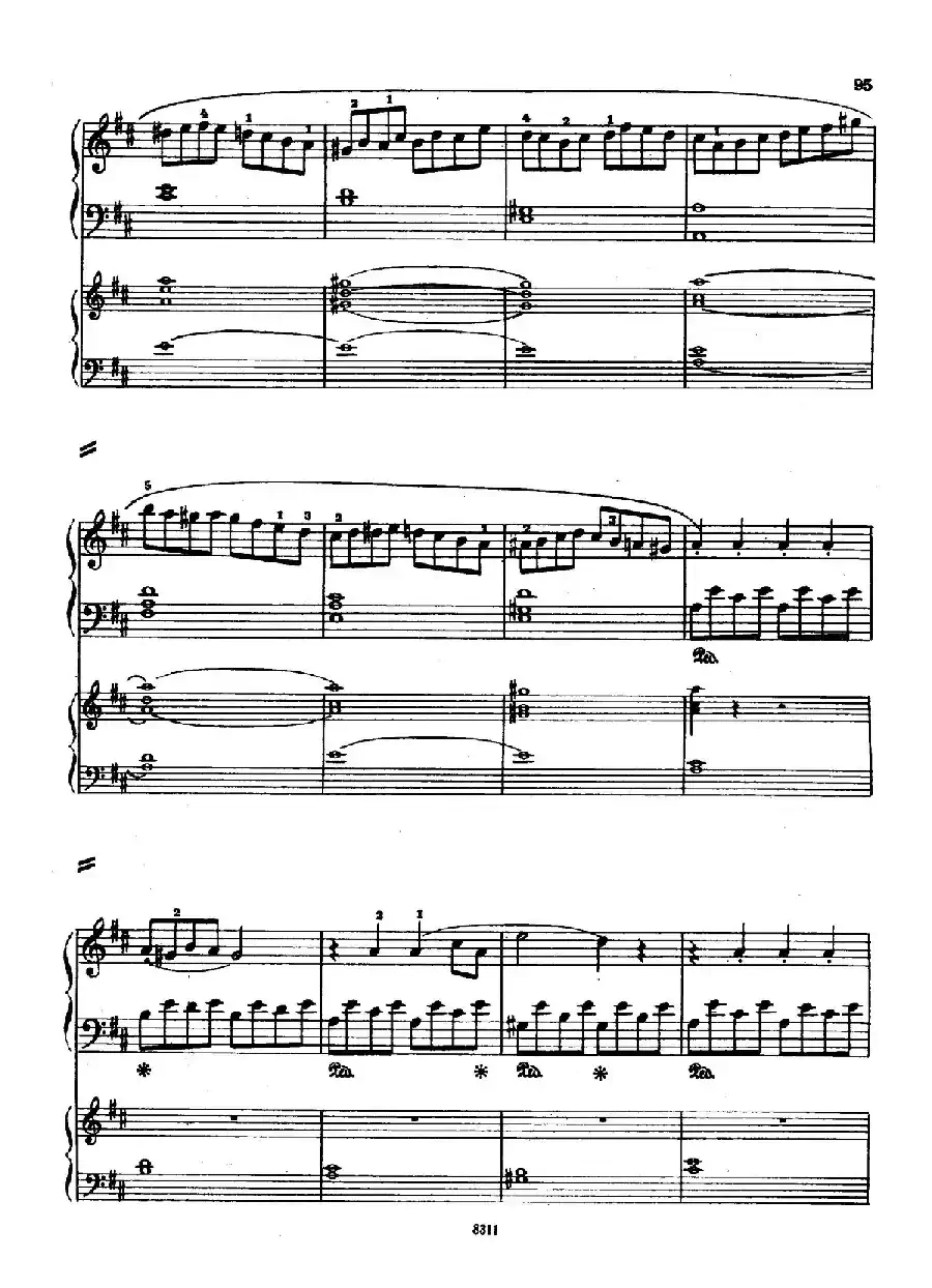 Concerto no 5 K 175 - 2 Piano（Ⅲ）