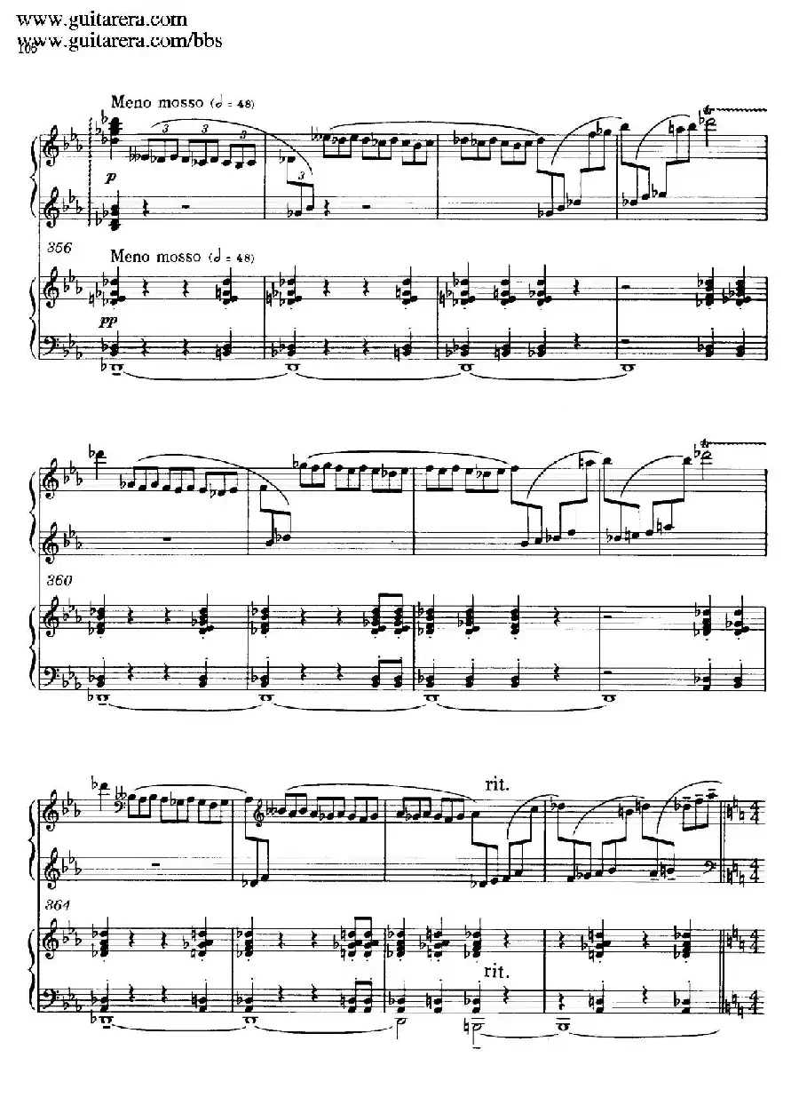 c小调第二钢琴协奏曲 Op.18（双钢琴·第三乐章）