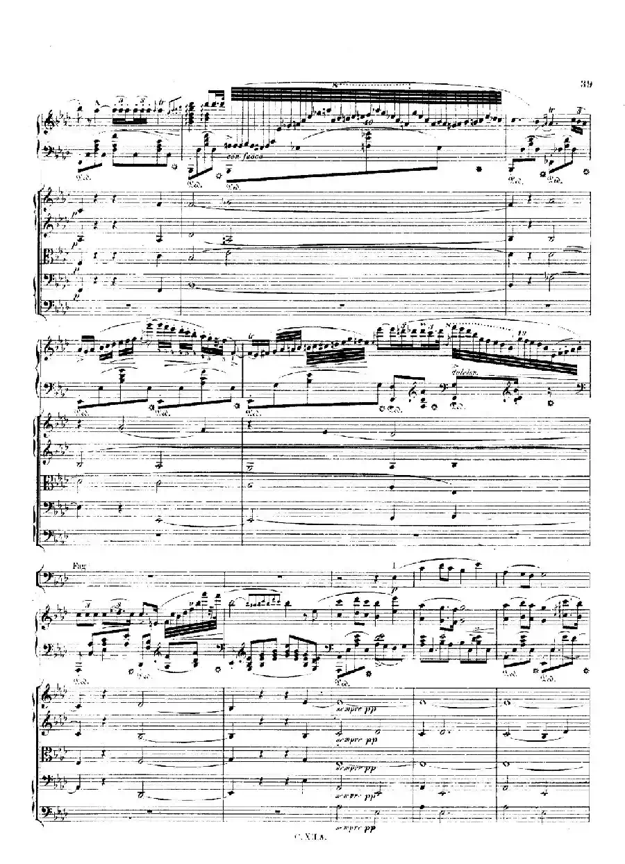 Piano Concerto No.2 in f Minor Op.21（f小调第二钢琴协奏曲·总谱）