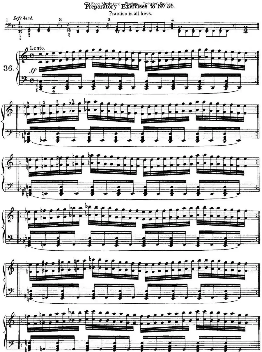 Technical Studies 60 Progressive Exercises （60首钢琴循序渐进练习曲 P51——60）