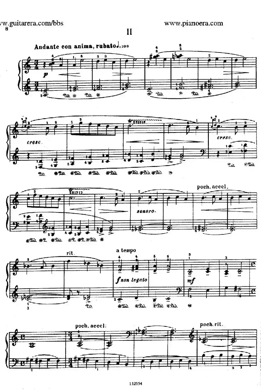 Piano Sonatina in C Major Op.93（C大调钢琴小奏鸣曲·第二乐章）