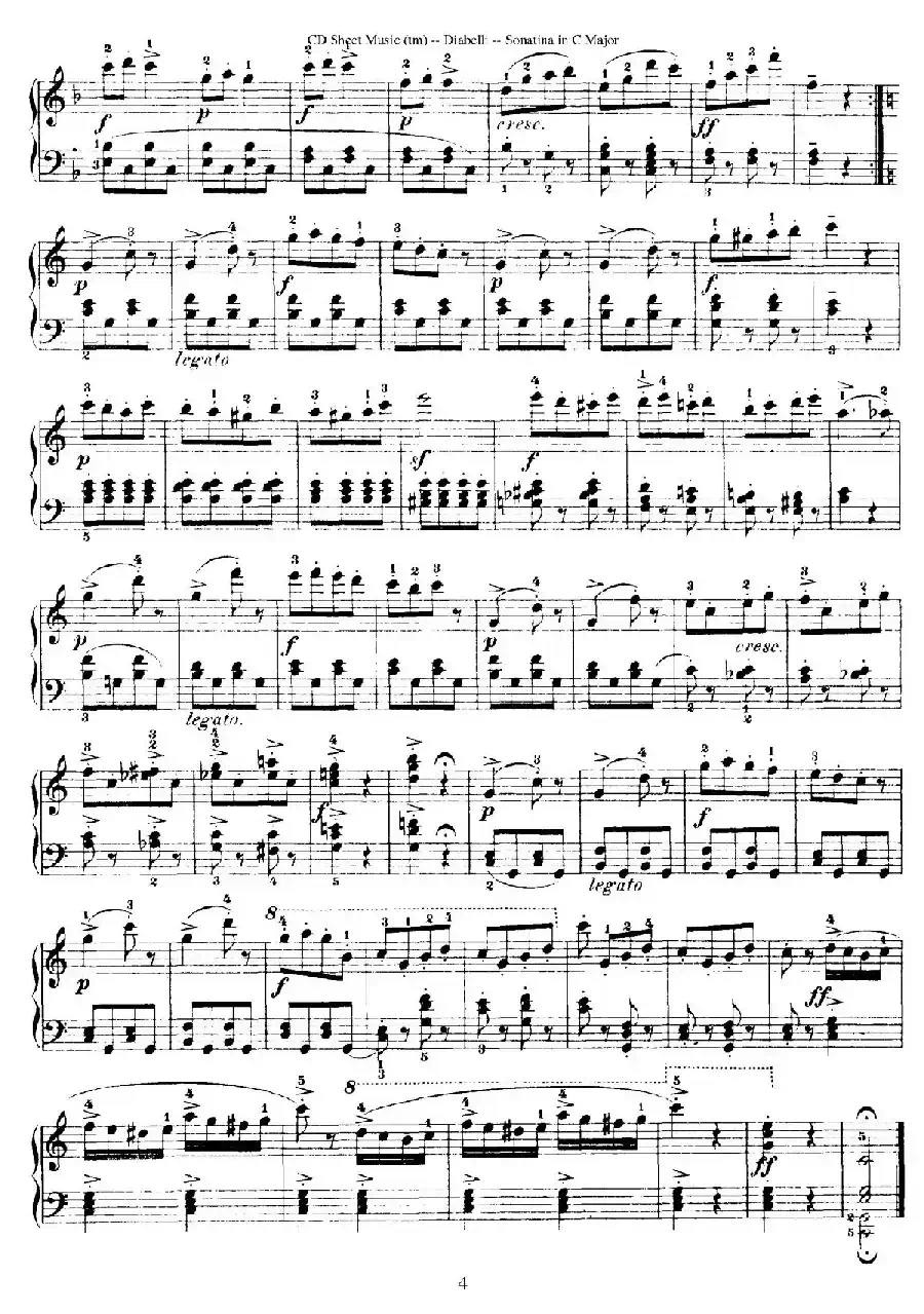 7 Piano Sonatinas Op.168（7首钢琴小奏鸣曲 No.3）