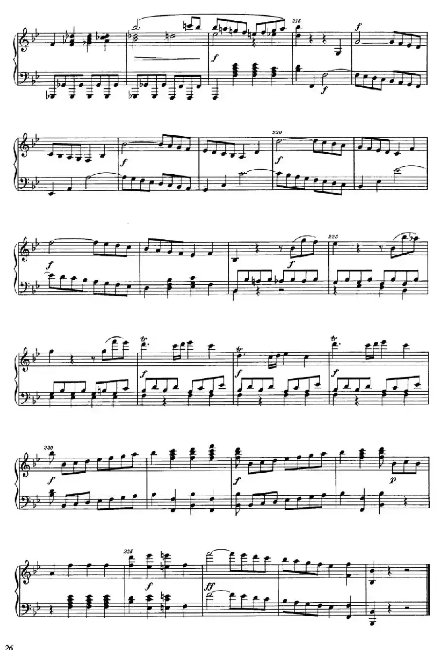 降B大调钢琴奏鸣曲 （Piano Sonata in B-flat Major Op.1）