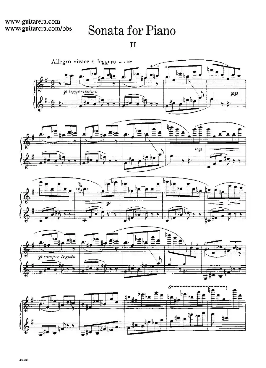Piano Sonata Op.26（钢琴奏鸣曲·第二乐章）
