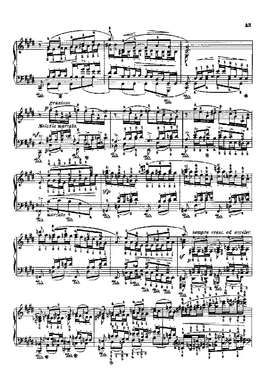 53首以肖邦练习曲为素材而作的练习曲（No.17）