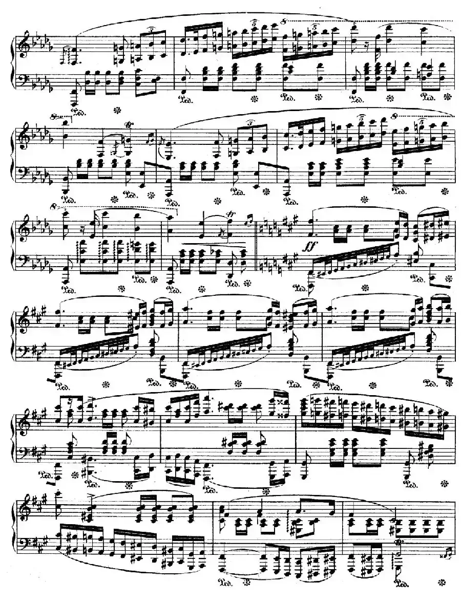 Polonaise in f-Sharp Minor Op.44（升f小调波兰舞曲）