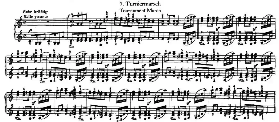12首为孩子们而作的四手联弹曲 Op.85（四手联弹）（7）