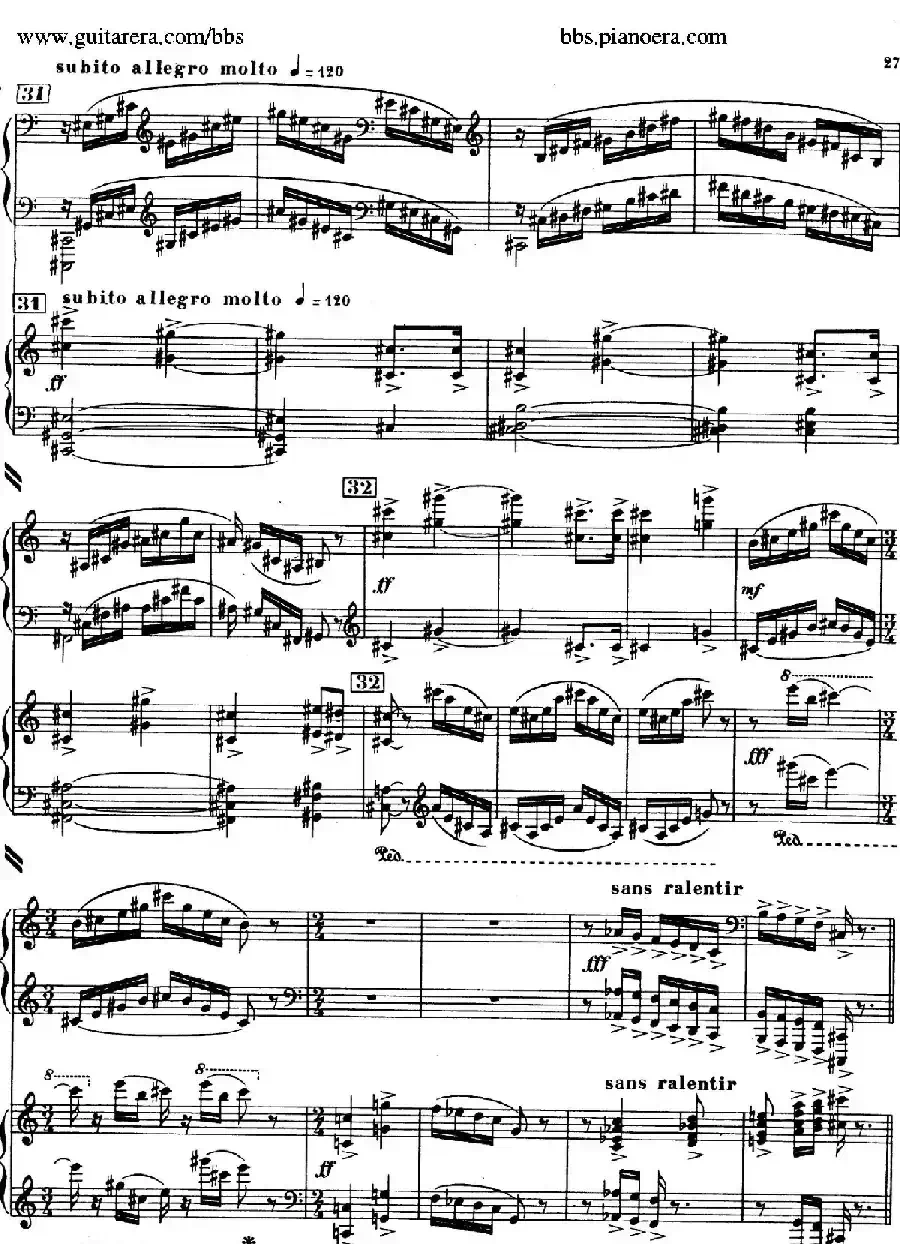 Piano Concerto in c-sharp Minor （升c小调钢琴协奏曲·第一乐章）