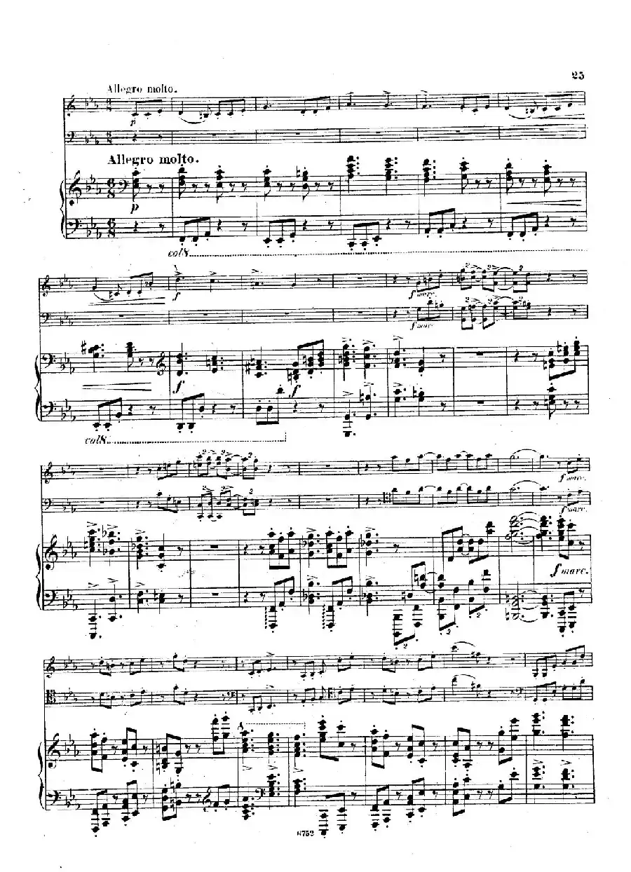 Piano Trio No.3 in c Minor Op.101（c小调第三钢琴三重奏）