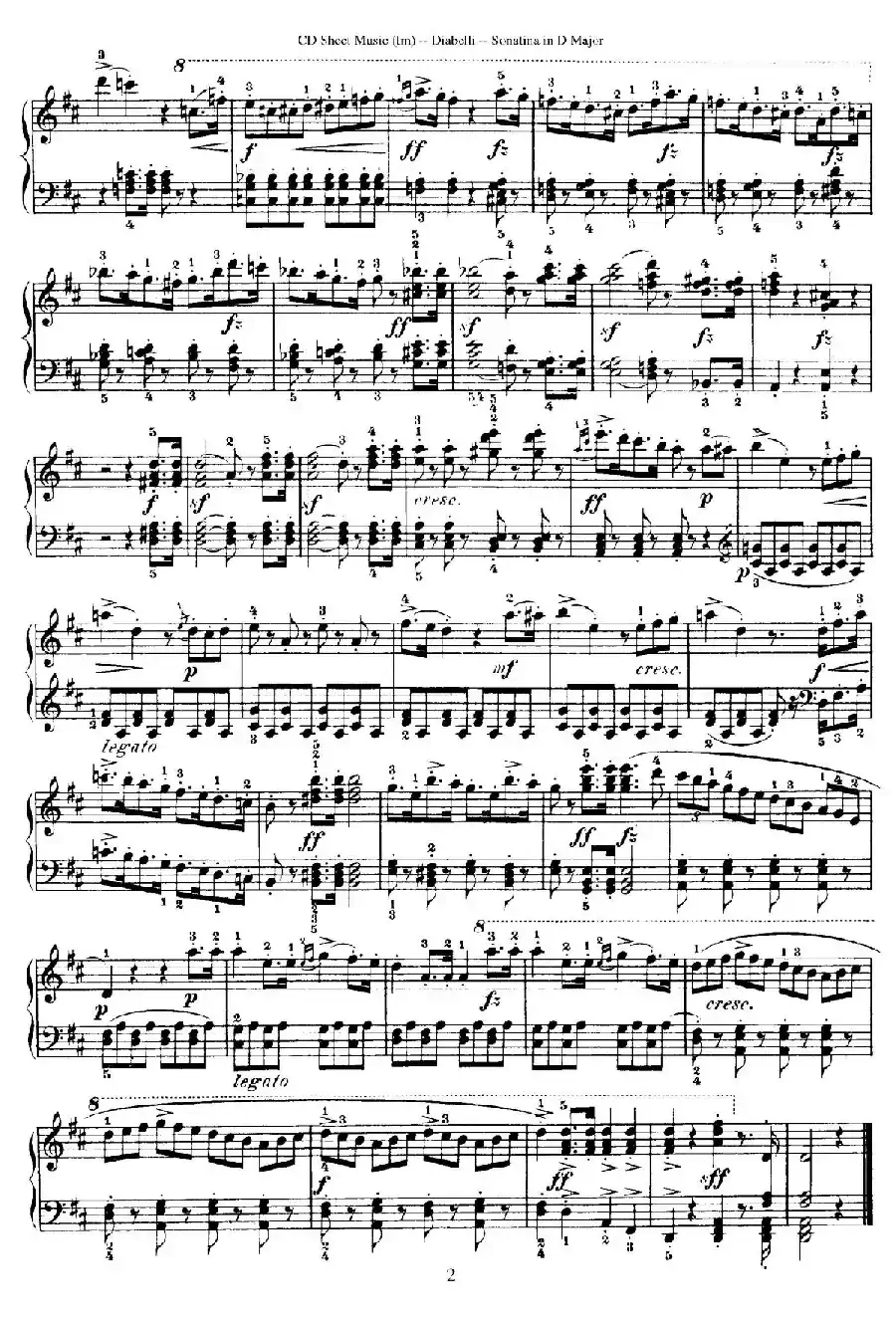 7 Piano Sonatinas Op.168（7首钢琴小奏鸣曲 No.5）