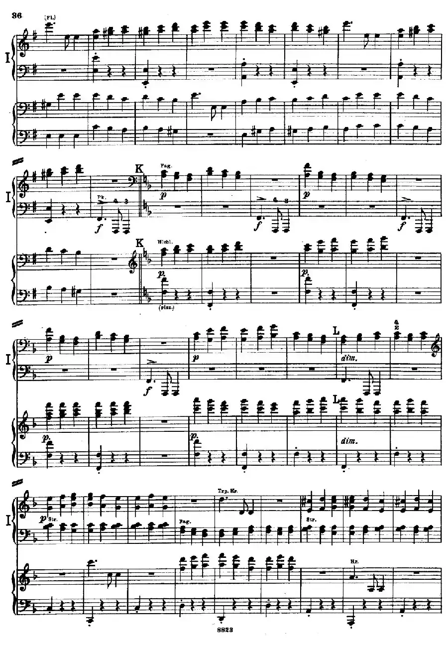 d小调第九交响曲 Op.125（双钢琴P33——42）