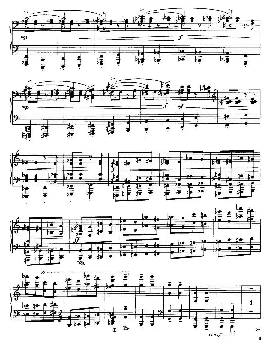 Four Rhapsodies Op.11（4首狂想曲·Ⅲ）