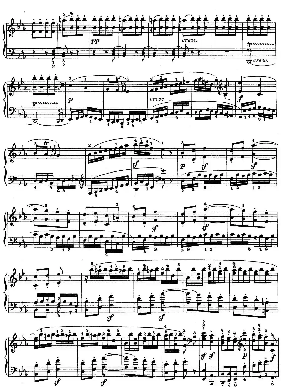 Piano Sonata in Es-dur Op. 27-1（降E大调第十三钢琴奏鸣曲）