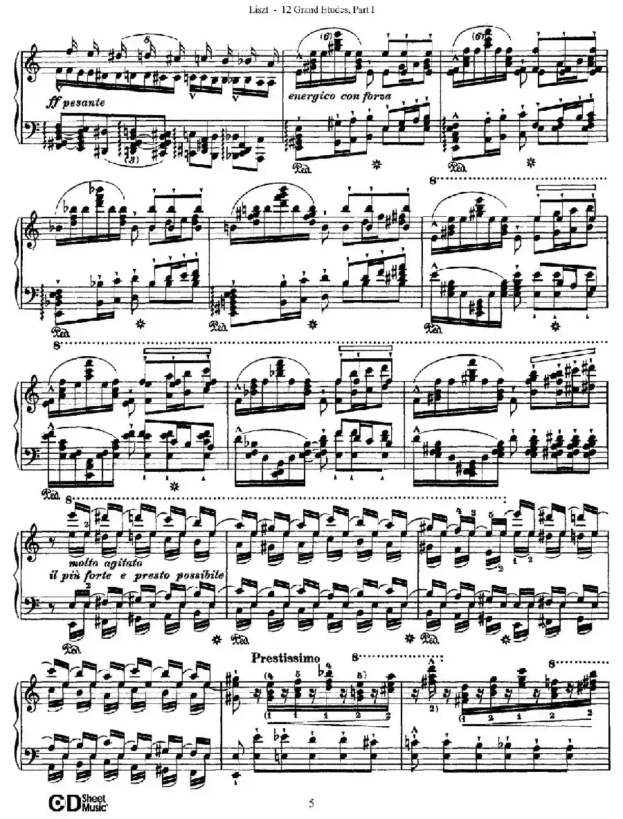 12 Grand Etudes S.137（12首华丽的练习曲·2）