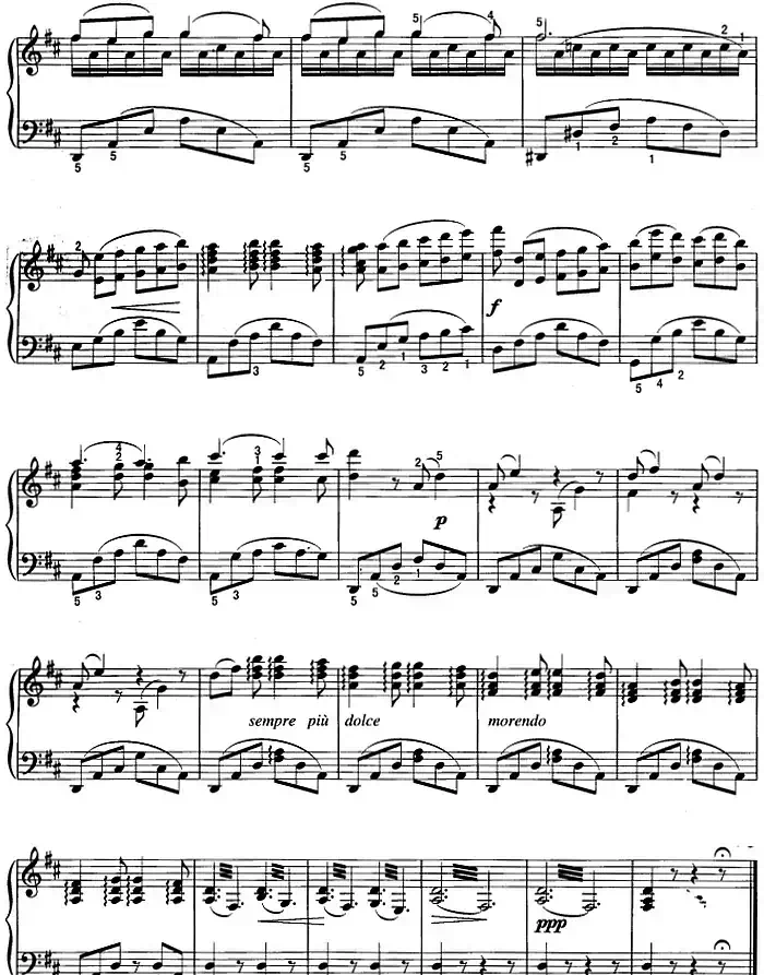 不可不弹的世界钢琴名曲：霍夫曼船歌