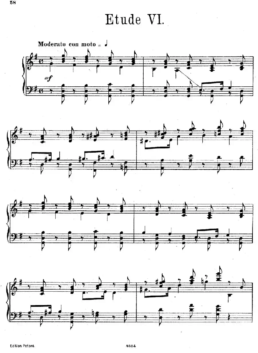Six Etudes Op.23（6首练习曲·Ⅵ）