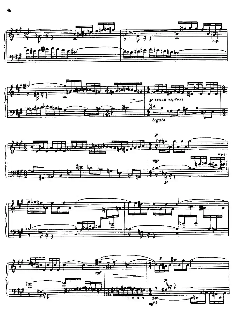 24 Preludes and Fugues Part.1 Op.45（24首前奏曲与赋格·第一部分·8）